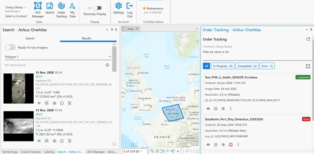 Figure 12 — Order Tracking list, Living Library contract